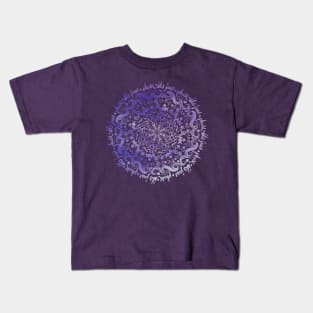 It's Just A Phase Moon Phases Mandala Kids T-Shirt